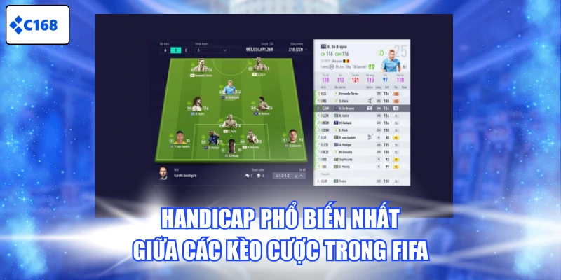 Handicap phổ biến nhất giữa các kèo cược trong FIFA