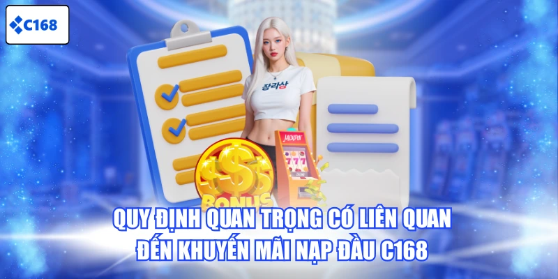 Quy định quan trọng có liên quan đến khuyến mãi nạp đầu C168